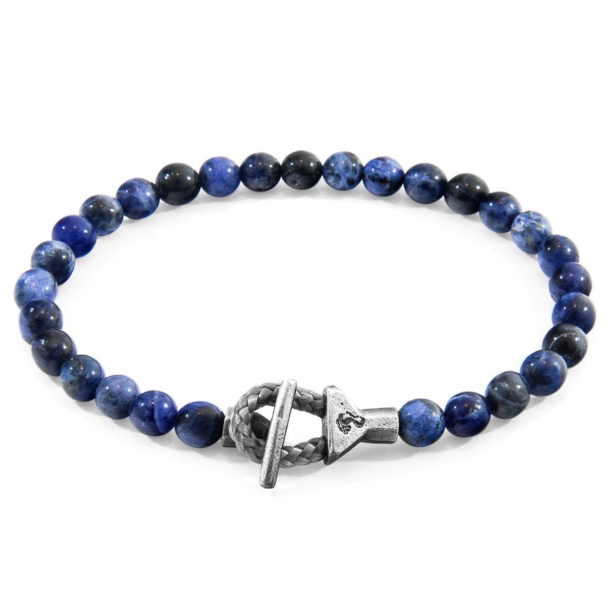 [英國手製] Blue Sodalite Mantaro Silver and Stone 手鏈