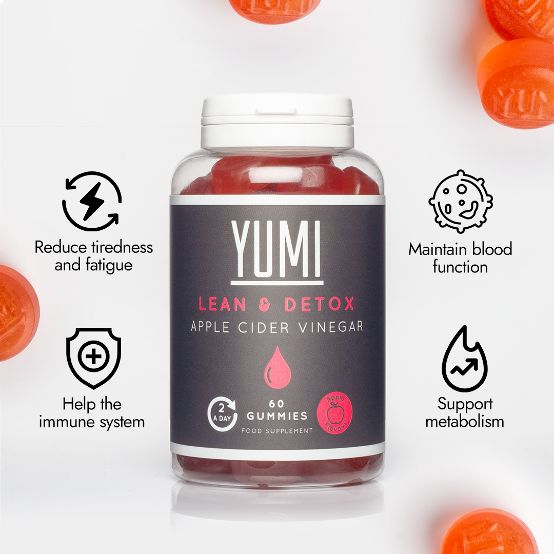 [英國] YUMI NUTRITION  蘋果醋修身排毒軟糖